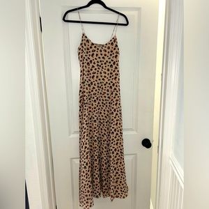NWT Theory Maxi Animal Print Dress - 4/Medium